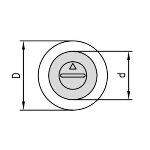 Inserto Central Fechadores Serie 9000