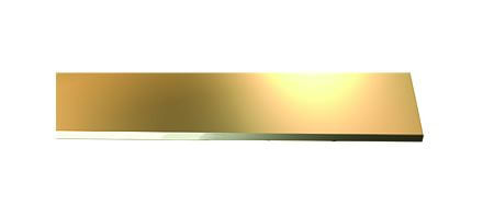 Placa de desgaste métrica recubrimiento en bronce